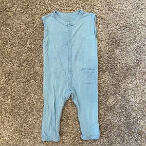 Kyte Baby sleeveless blue romper 0-3 months excellent condition